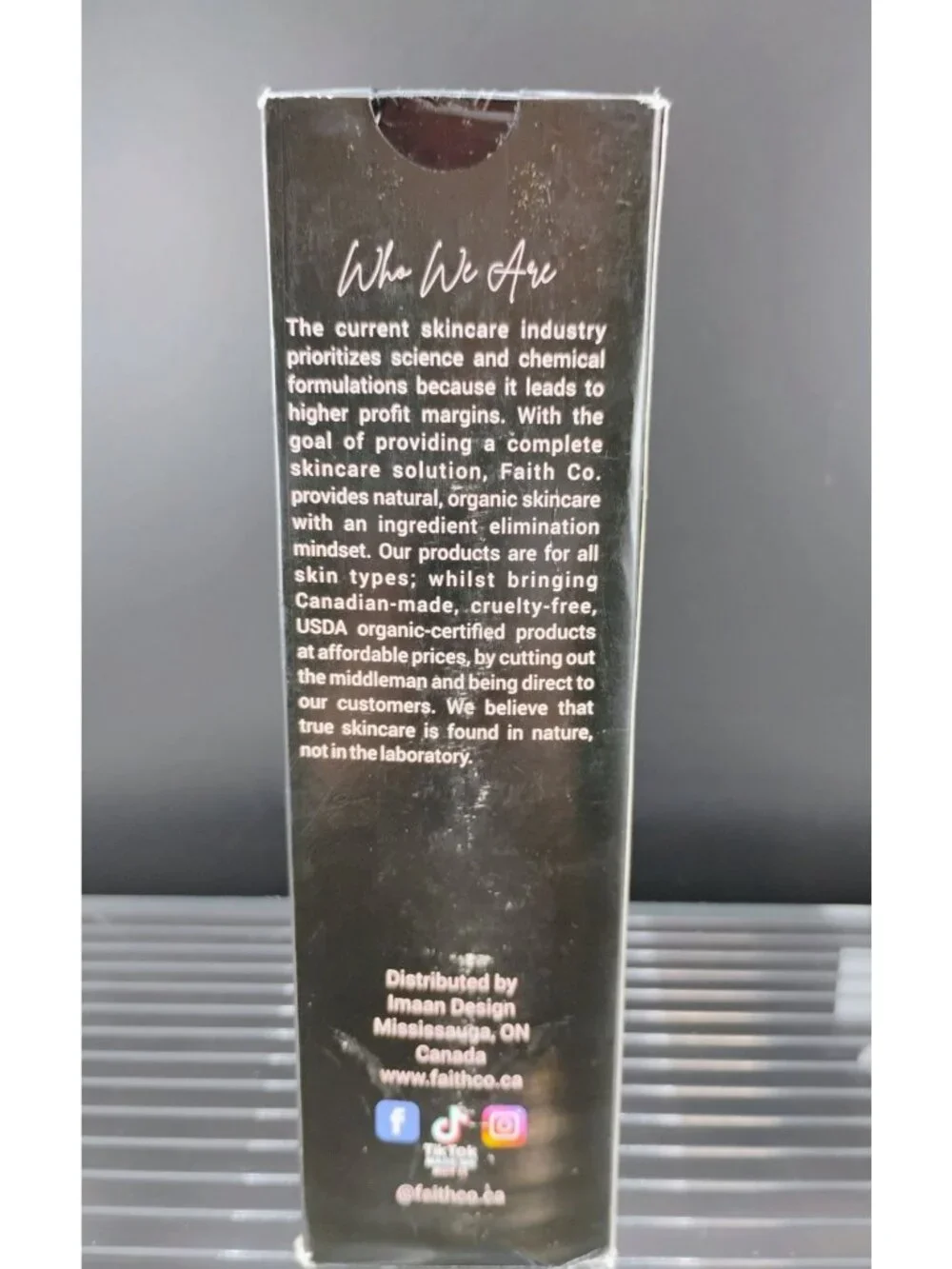 Faith Confidence First Premium Vegan Skincare All Skin Types